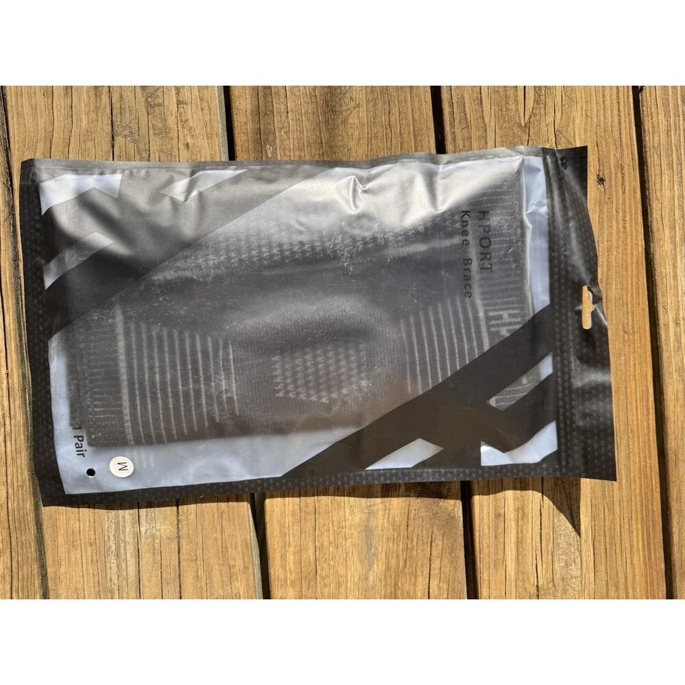 Hport Compression Knee Sleeves for Joint Support and Pain Relief Size M New